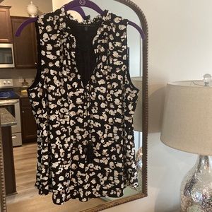 WHBM animal print shell
